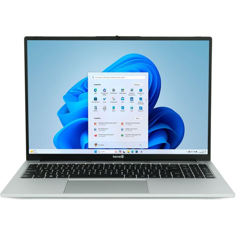 TERRA MOBILE 1610A AMD Ryzen™ 7 7730U Ordinateur portable 40,6 cm (16") WUXGA 16 Go DDR4-SDRAM 512 Go SSD Wi-Fi 6