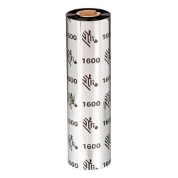 Zebra 1600 Wax ruban thermique 450 m Noir