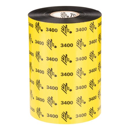 Zebra 3400 Wax-Resin thermal ribbon 450 m Black
