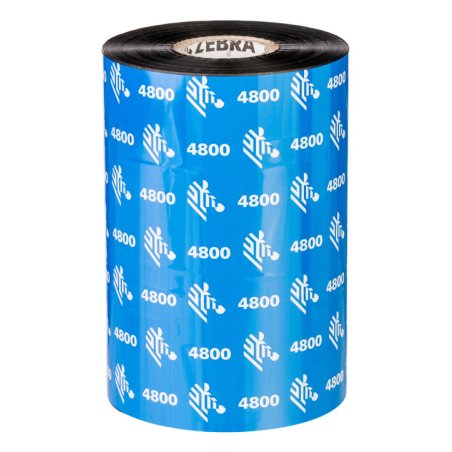 Zebra 4800 Resin thermal ribbon 450 m Black