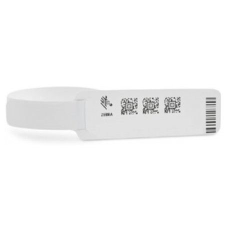 Zebra Z-Band UltraSoft Blanc Bracelet médical