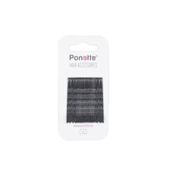 Ponette Black Clips 20 Units
