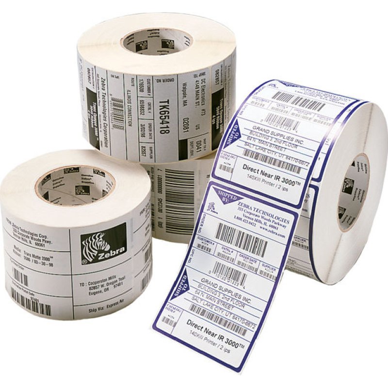 ZEBRA Etiketten 102x38mm Papier Z-Select 2000T,1790 Etiketten/Rolle