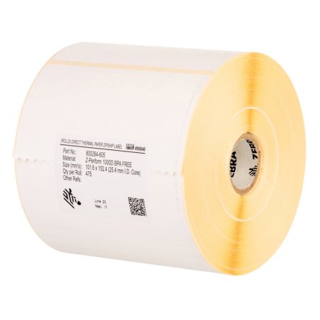 Zebra Label Paper 102x51mm Thermal Transfer 76mm Core