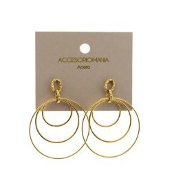 Accesoriomania Steel Earrings Model 7