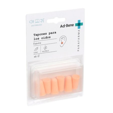Adbene Foam Earplugs 6 Units