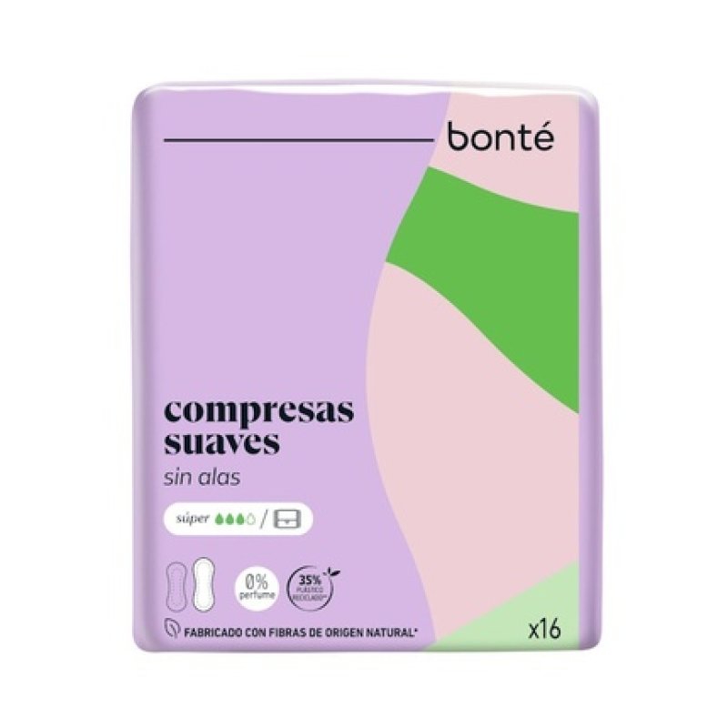 Bonte Super Soft Folded Sanitary Pads 16 Units