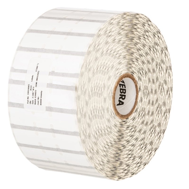 ZEBRA Etiketten 56x13mm Kunststoff ZipShip 8000D,3510 Etiketten/Rolle