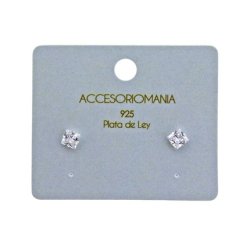Accesoriomania 925 Silver Earrings Plus Model 3