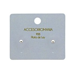 Accesoriomania 925 Silver Earrings Plus Model 14