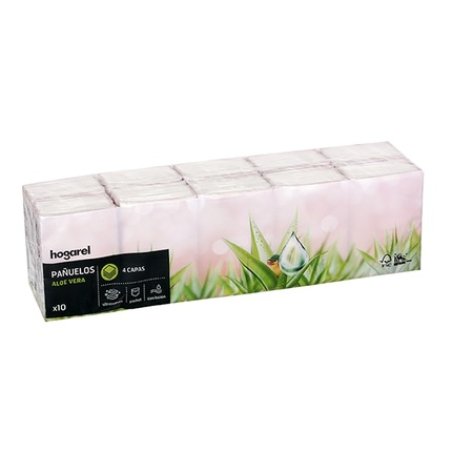 Hogarel Aloe Vera Tissues Pack 10 Units