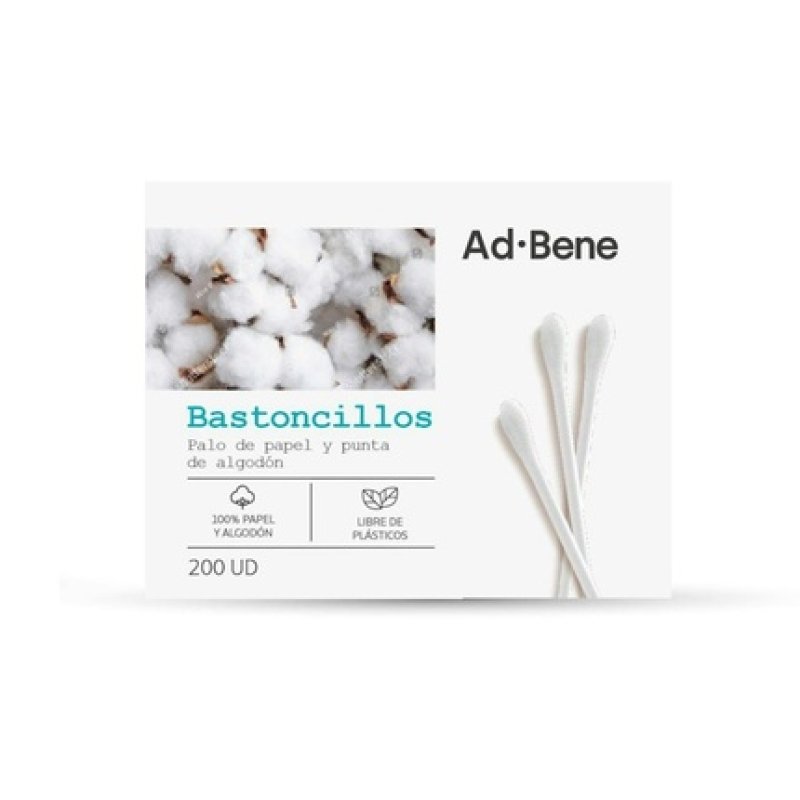 Adbene Cotton Swabs 200 Units
