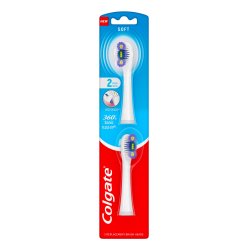 Colgate CN08201A tête de brosses 2 pièce(s) Bleu, Violet, Rouge, Blanc