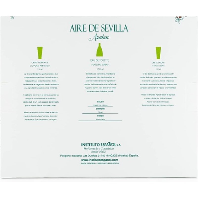 Aire De Sevilla Agua Fresca De Azahar Eau De Toilette Spray 150ml