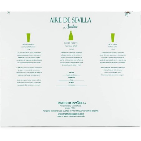 Aire De Sevilla Agua Fresca De Azahar Eau De Toilette Spray 150ml