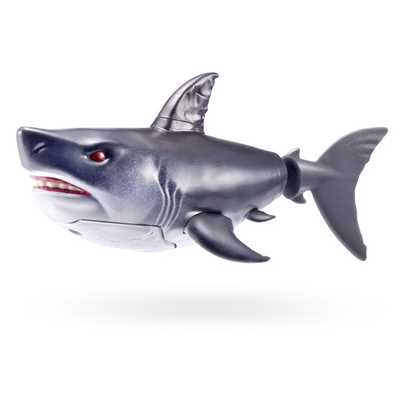 Robo Alive Requin Activé par l'Eau (Gris)