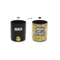 Winkee - Quack Attack Heat Sensitive Mug - Black