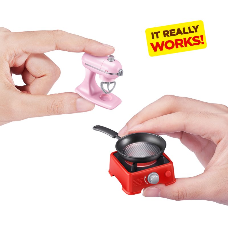 Mini Brands Really Works Magic Cook Kitchen Capsule Series 1 (Steak With Pan)