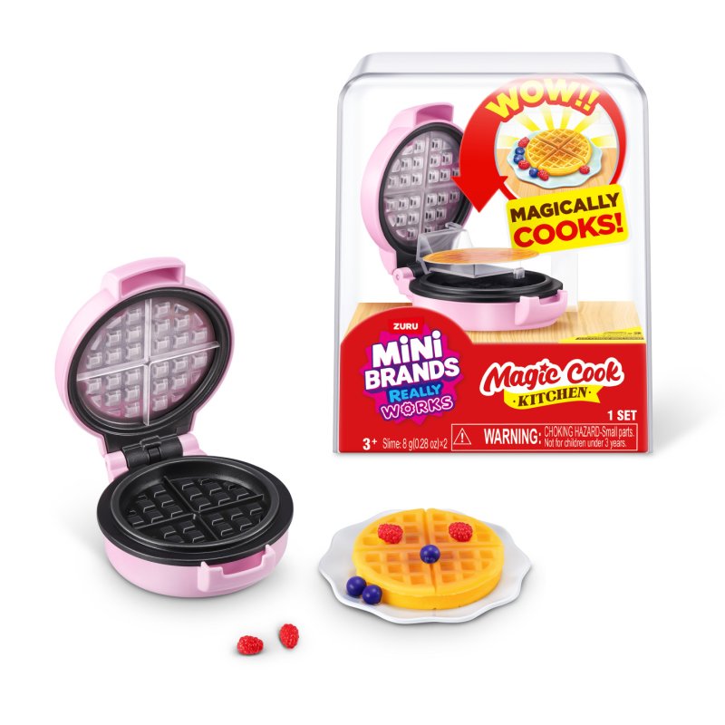 Mini Brands Really Works Magic Cook Kitchen Capsule Series 1 (Waffle Maker)