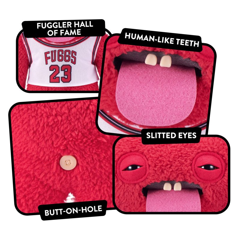 Hug-A-Lumps Fuggler Fugg Stars 22 cm sous licence (Chunky Mcdunky)