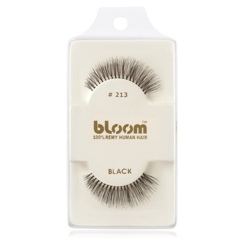Bloom Natural False Eyelashes No 213 Black 1 Cm