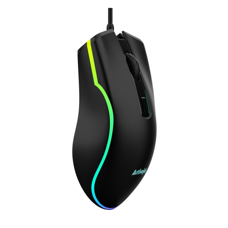Activejet AMY-W390 souris Gaming Ambidextre USB Type-A Optique 2000 DPI