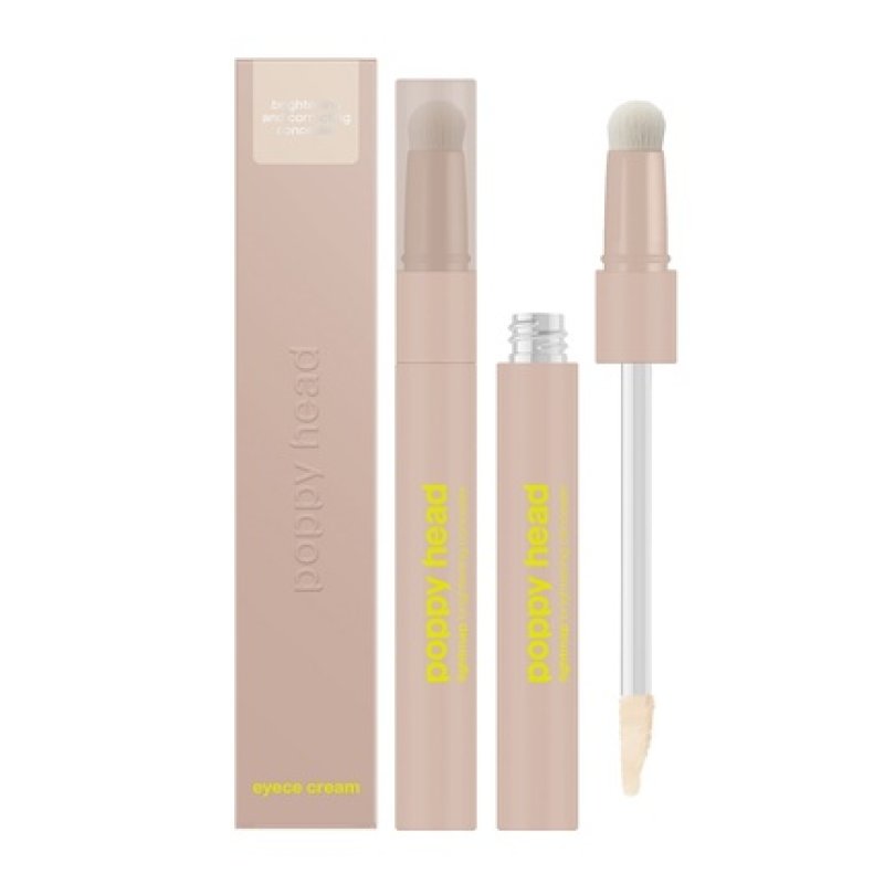 Poppy Head Eyece Cream Brightening And Correcting Concealer 02 Beige Freeze