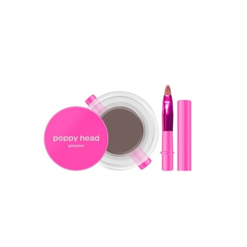 Poppy Head Gelusion Eyeliner In Gel With Brush 02 Cafusion 5g