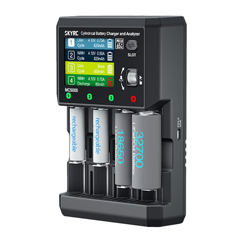 SkyRC MC5000 cylindrical battery charger and analyzer