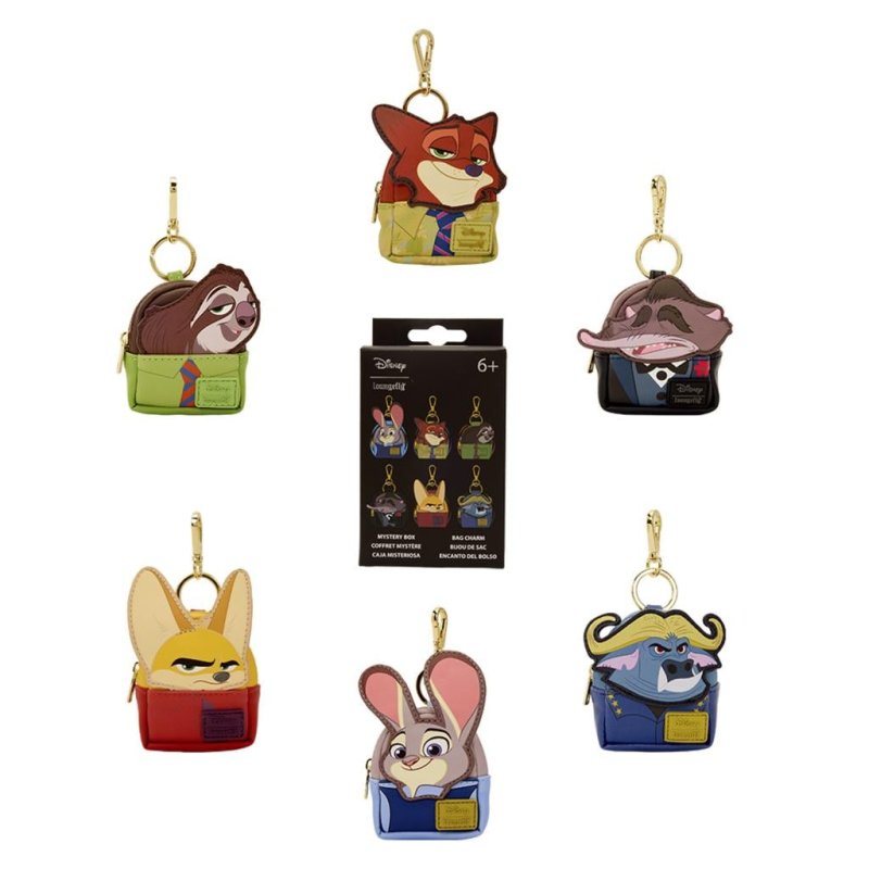 DISNEY - Zootopia - Mini Backpack Bag Charm Loungefly Mystery Box