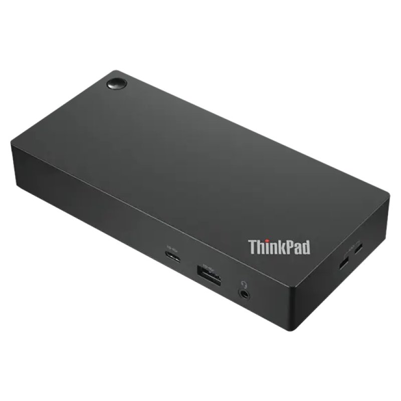 Lenovo 40AY0135UK laptop dock/port replicator Wired USB 3.2 Gen 1 (3.1 Gen 1) Type-C Black