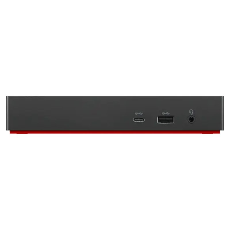 Lenovo 40AY0135UK station d'accueil Avec fil USB 3.2 Gen 1 (3.1 Gen 1) Type-C Noir