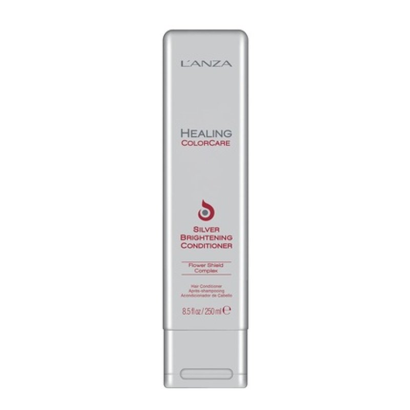 L'ANZA Healing ColorCare Silver Brightening Conditioner for Silver Gray White Blonde & Highlighted Hair 8.5 Fl Oz