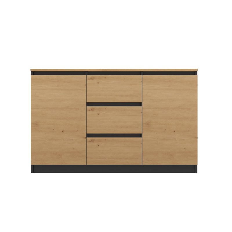 Topeshop 2D3S ANT/ART BA KPL chest of drawers