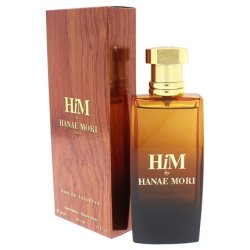 Hanae Mori Him Eau de Toilette Spray for Men 1.7 Fluid Ounce