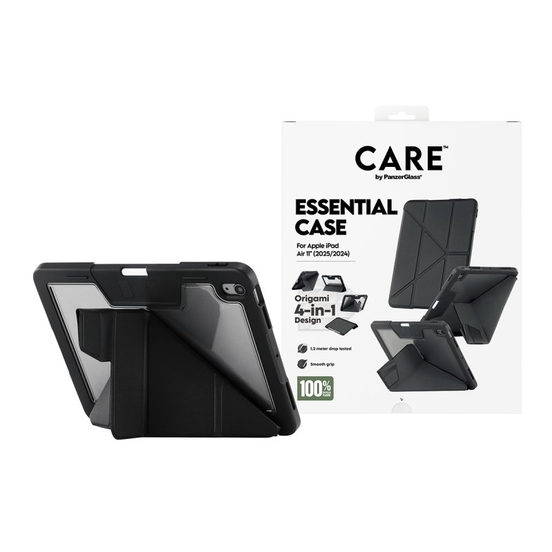 PanzerGlass CARE™ by Essential Case Black iPad Air 11" (2024-2026)
