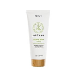 Kemon Actyva New Fiber Mask Protective and Restructuring Mask for Damaged Hair with Amaranth and Red Algae 200ml