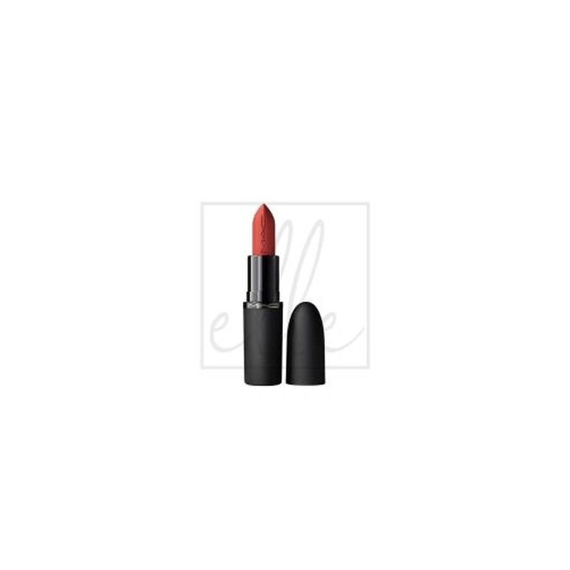 Mac Powder Kiss Hazy Matte Lipstick 316 Devoted To Chili