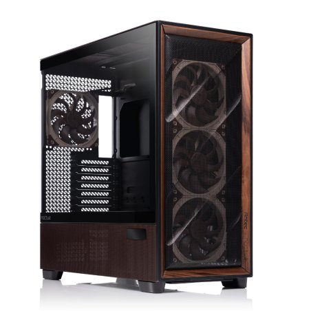Flux Pro Noctua Edition (schwarz/holz, inkl. NA-FH1 Lüfter-Hub)