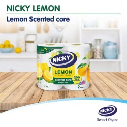 Nicky Lemons Kitchen Towel, 16 Roll