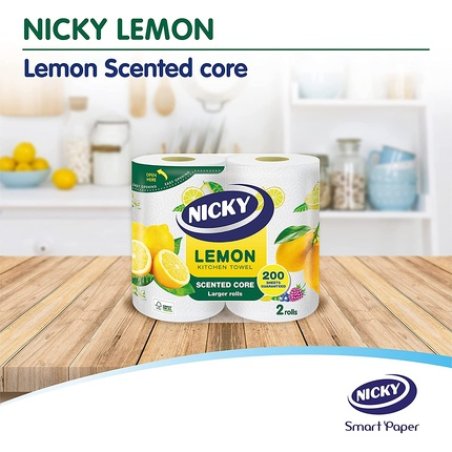 Nicky Lemons Kitchen Towel, 16 Roll