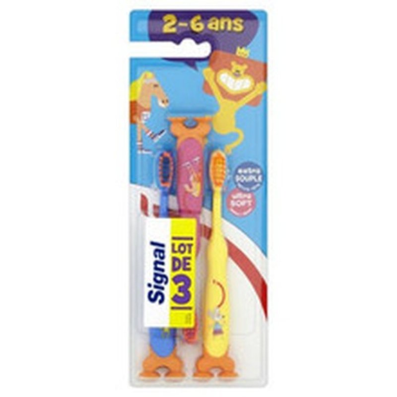 Signal Kids Ultra Soft Toothbrush 3 Pieces