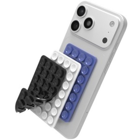 PACK 3 VENTOUSES UNIVERSELLES NOIR/BLANC/BLEU FONCE