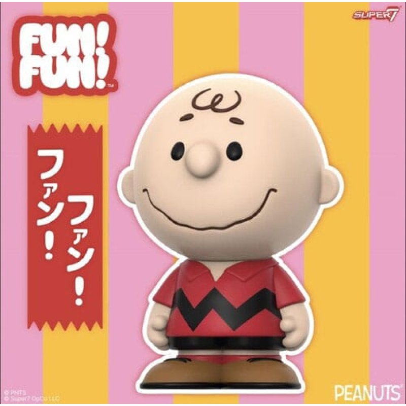 Peanuts FUN! FUN! Vinyl Action Figure Charlie Brown (Red Shirt) 13 cm