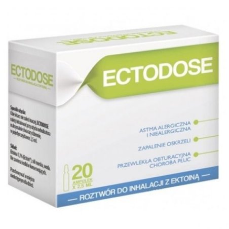Ectodose Inhalation Solution 20 Ampoules Of 25 Ml