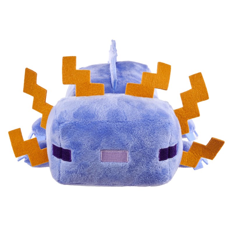 Minecraft Plush Blue Axolotl Toy, 8-inch Collectible Soft Doll Inspired by Video Game Character