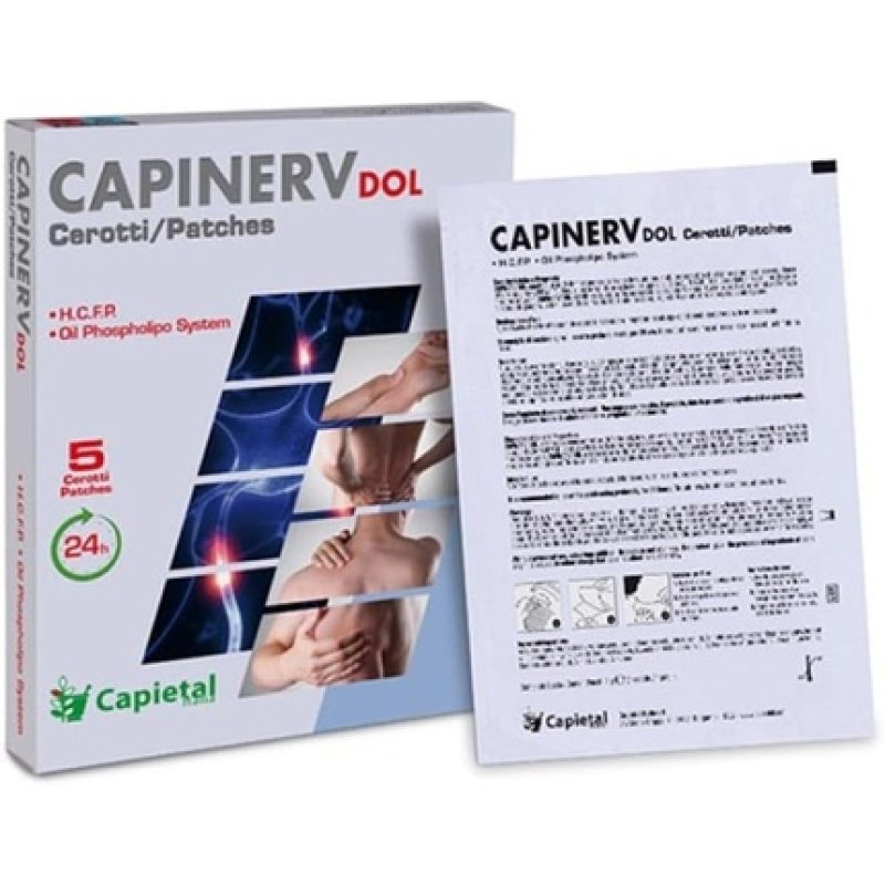 Capietal Capinerv Dol Natural Patch For Neuropathic Pain Pack Of 5