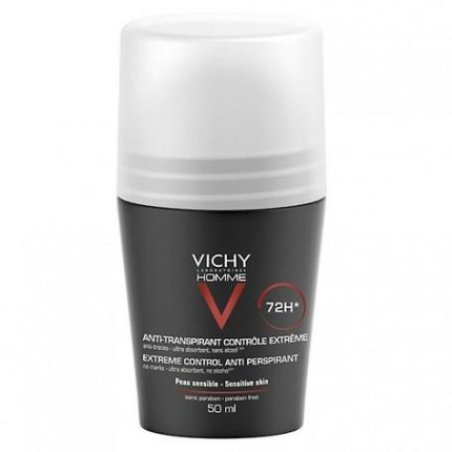 Vichy Homme Desod Bola Anti Transp 50Ml