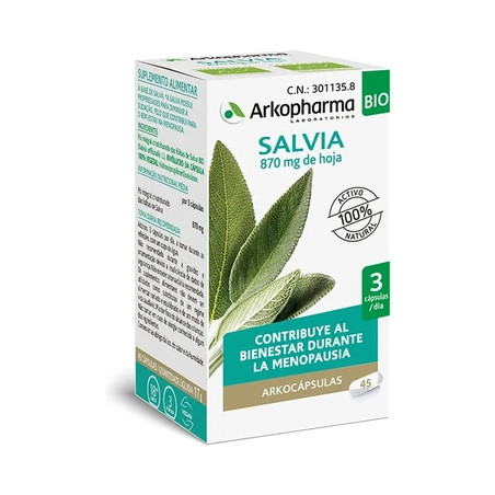 Arkopharma Arkocapsulas Sage 45 Capsules