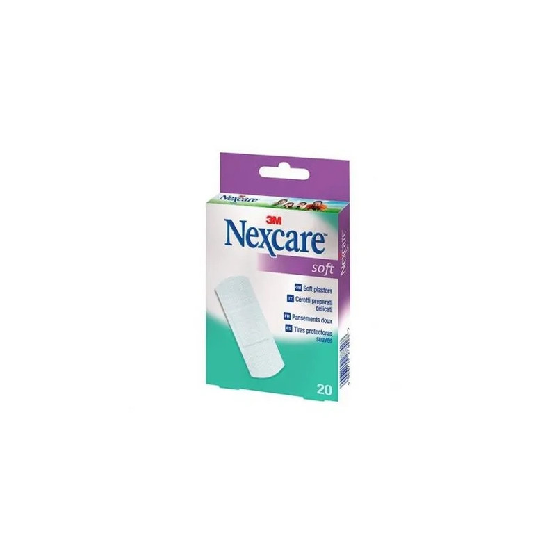 Nexcare Nexcare Soft Dressings 19x76mm 20 Units